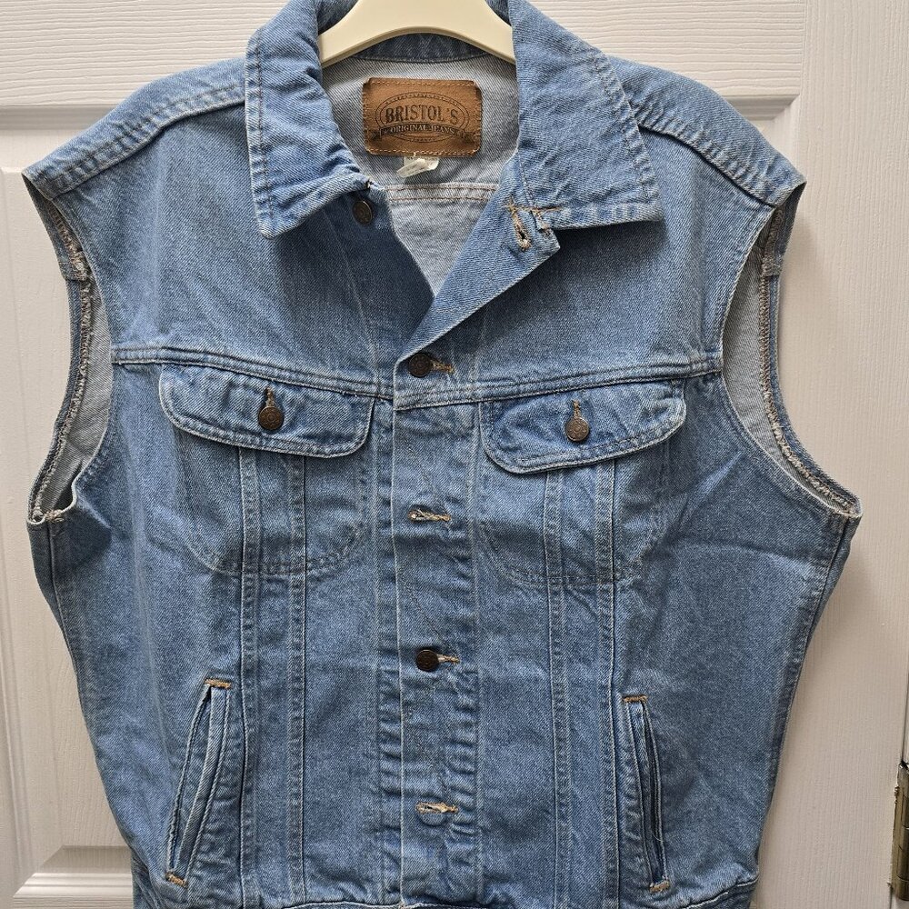 Bristol's Denim Vest XL